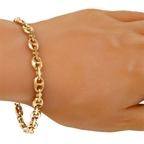 gucci gold bracelet ebay|real gold Gucci bracelet.